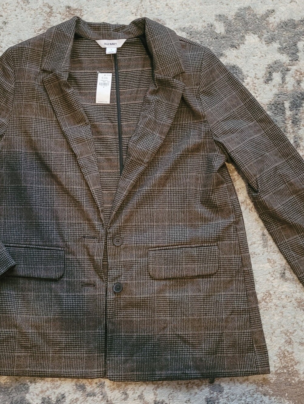 Old Navy Plaid Blazer Jacket – NWT Size Small